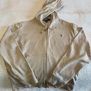 Polo Tan zip up sweatshirt size Medium

Smoke free pet free home